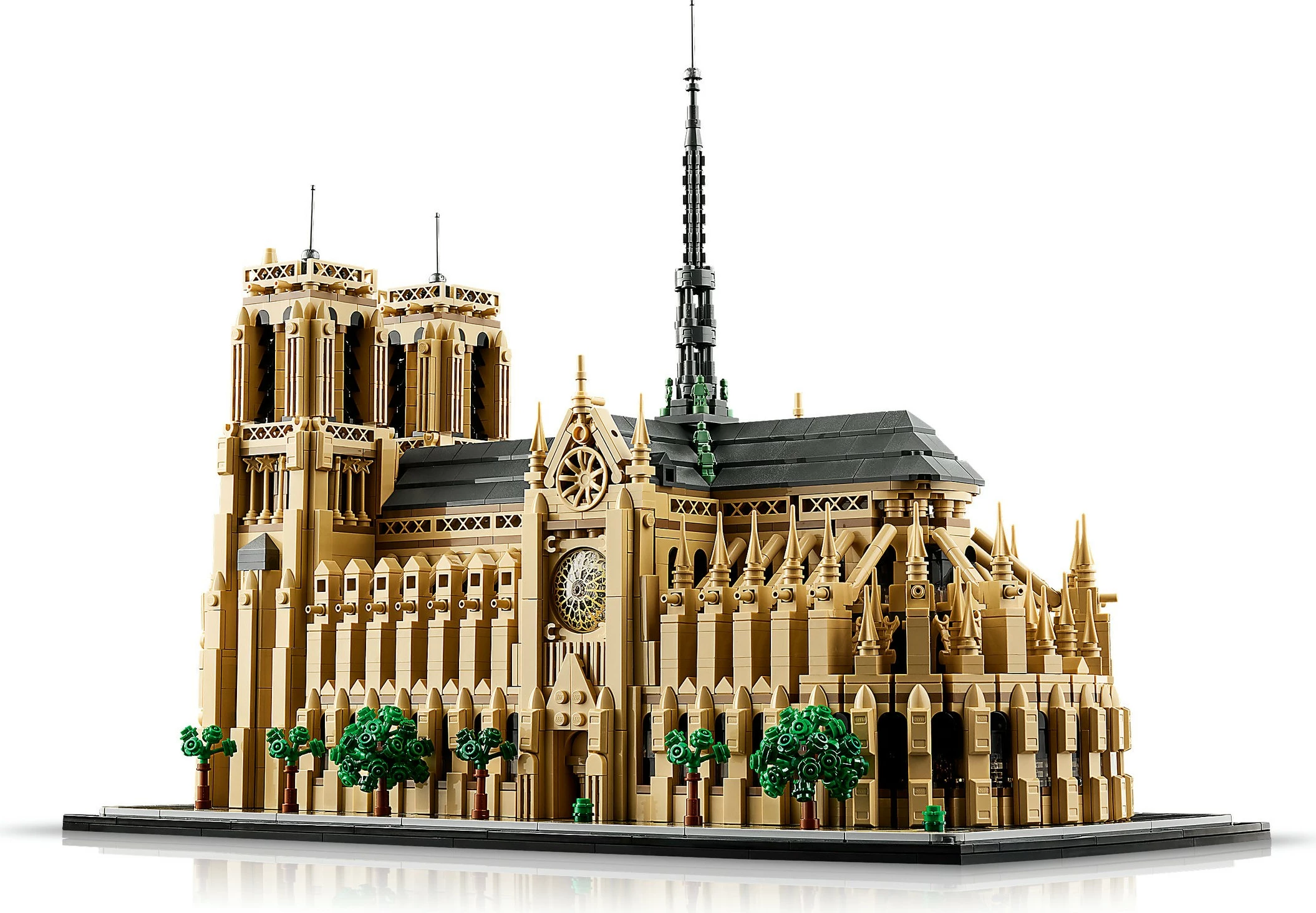 Set ndërtimi LEGO Architecture Notre-Dame de Paris, 4383 pjesë, plastikë, shumëngjyrësh
