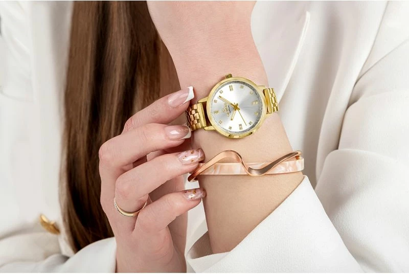 Orë dore femra Giewont GW7370-B2, gold silver