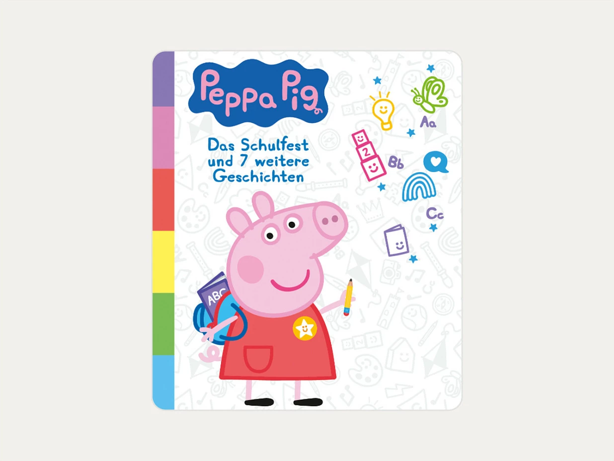 Figurinë audio tonies 11000425 Peppa Pig, 8 tregime, shumëngjyrëshe