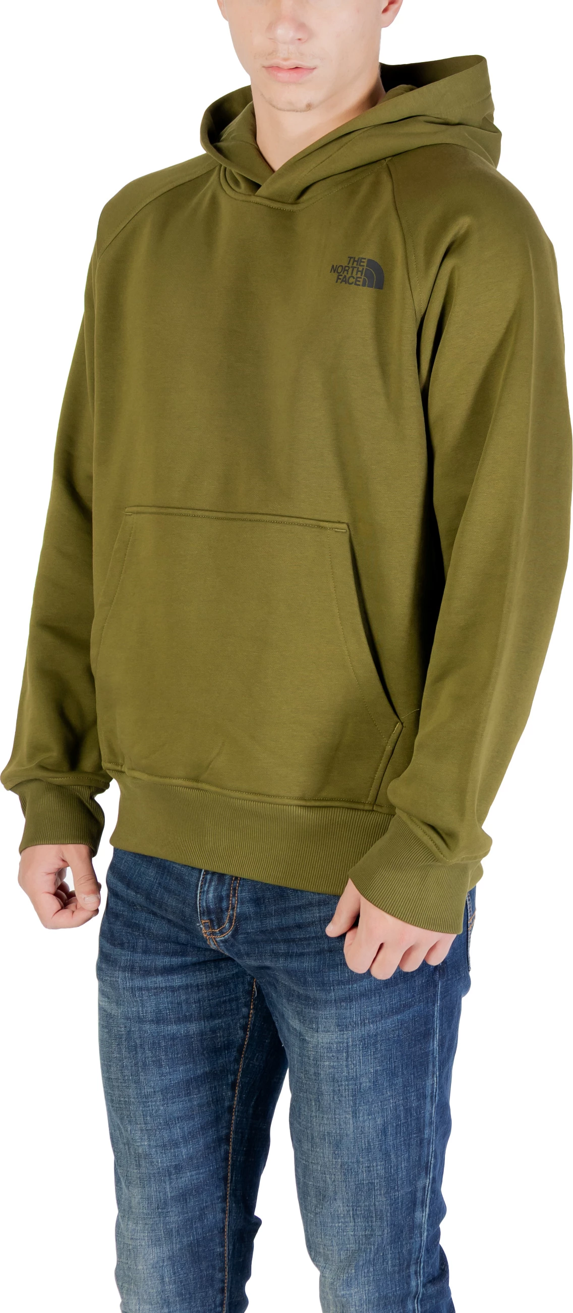 Duks me kapuç The North Face M Raglan Box NSE Hoodie NF0A89F9DIW për meshkuj, i gjelbër [Madhësia: XL]