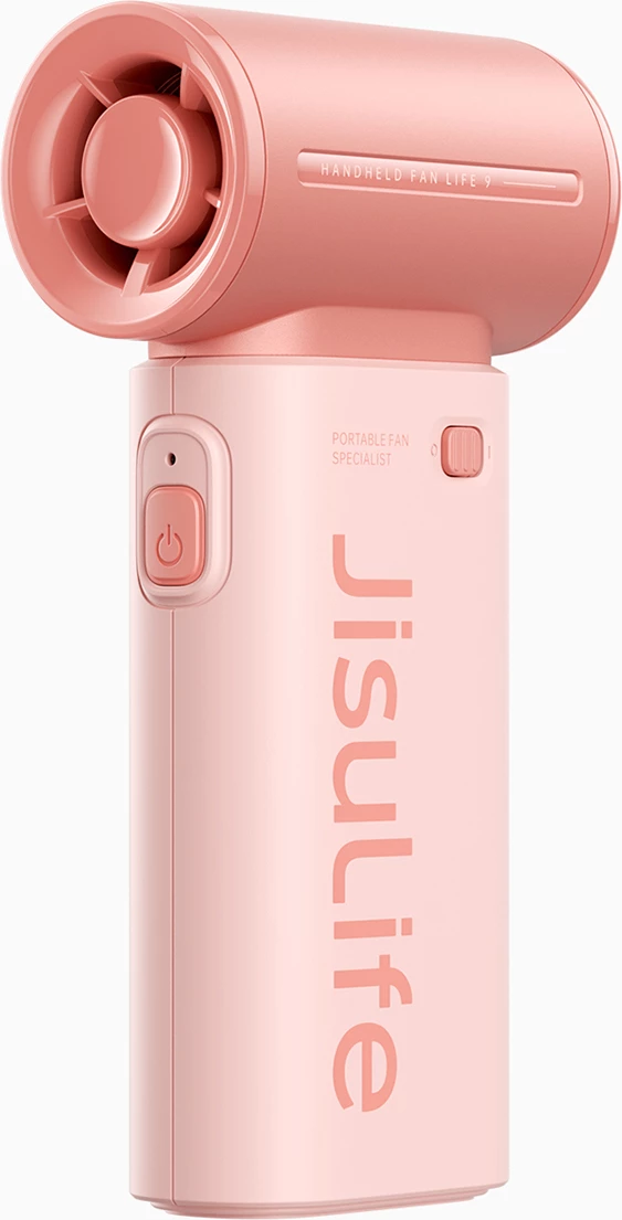 Ventilator dore Jisulife Life9, 3600mAh, USB-C, Rozë