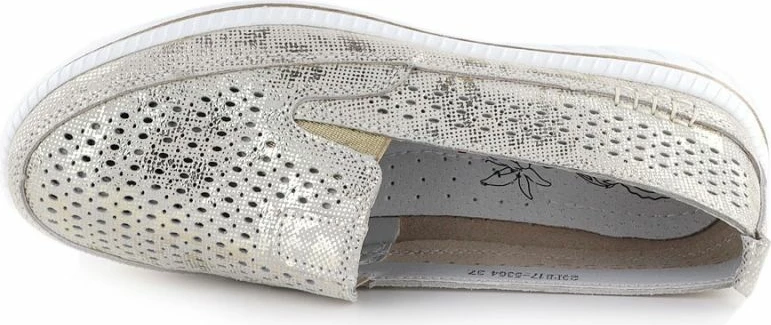 Këpucë lëkure për femra Jezzi 5364, të arta