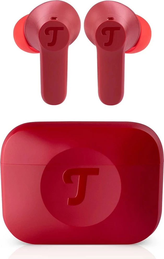 Kufje Teufel AIRY TWS 2, True-Wireless, Bluetooth, ruby red