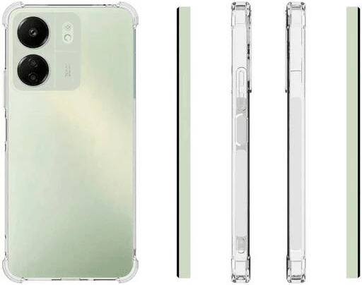 Mbështjellës silikoni antishock ONASI 22679 për Xiaomi Redmi 14C / Poco C75, transparent