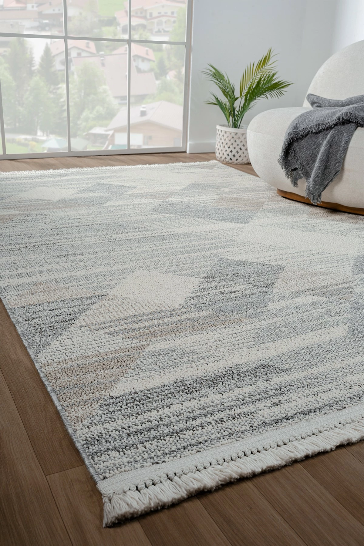 Qilim Conceptum Hypnose, Bastia 1274, 100x200cm, krem dhe gri