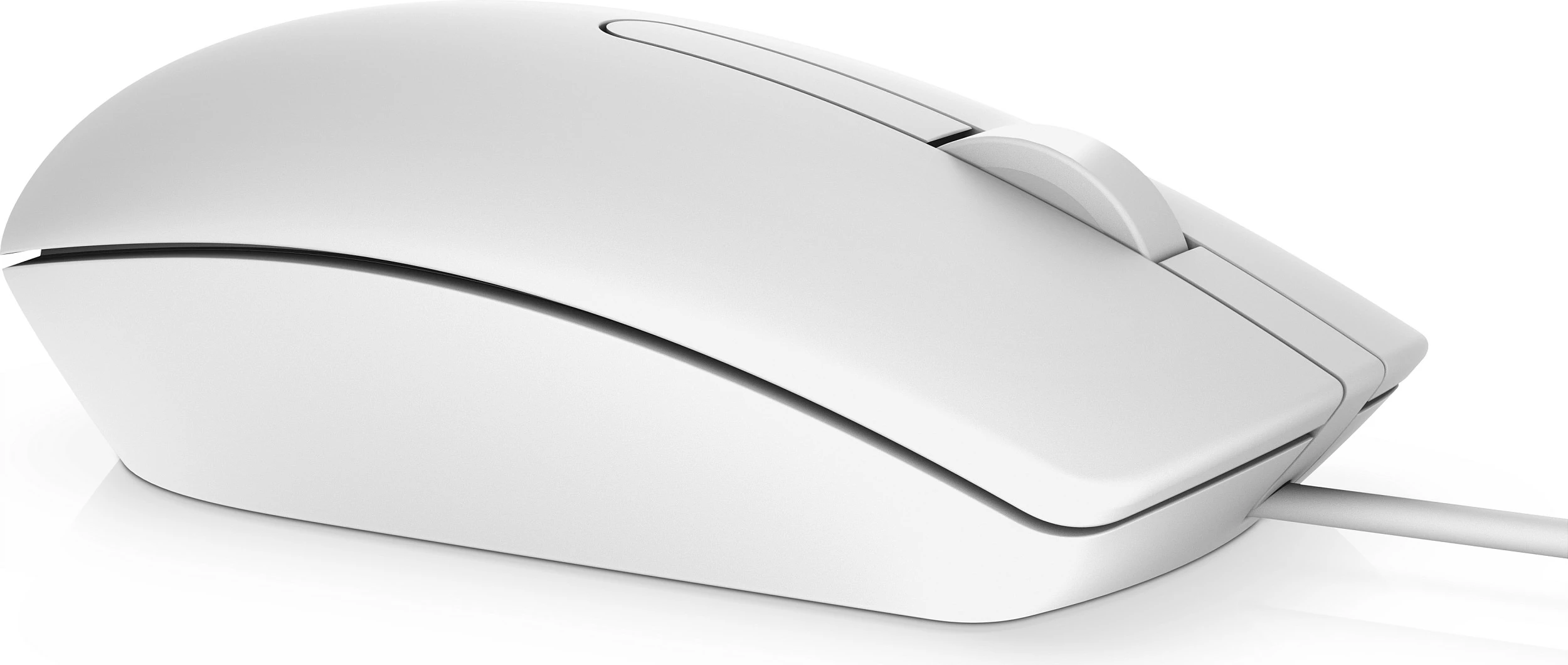 Maus me kabllo Dell MS116, USB-A, 1000 DPI, i bardhë
