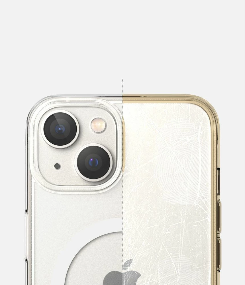 Mbështjellës, Ringke, Fusion Magnetic për Apple iPhone 14 Plus 6.7", MagSafe, hibrid TPU+PC, e tejdukshme mat