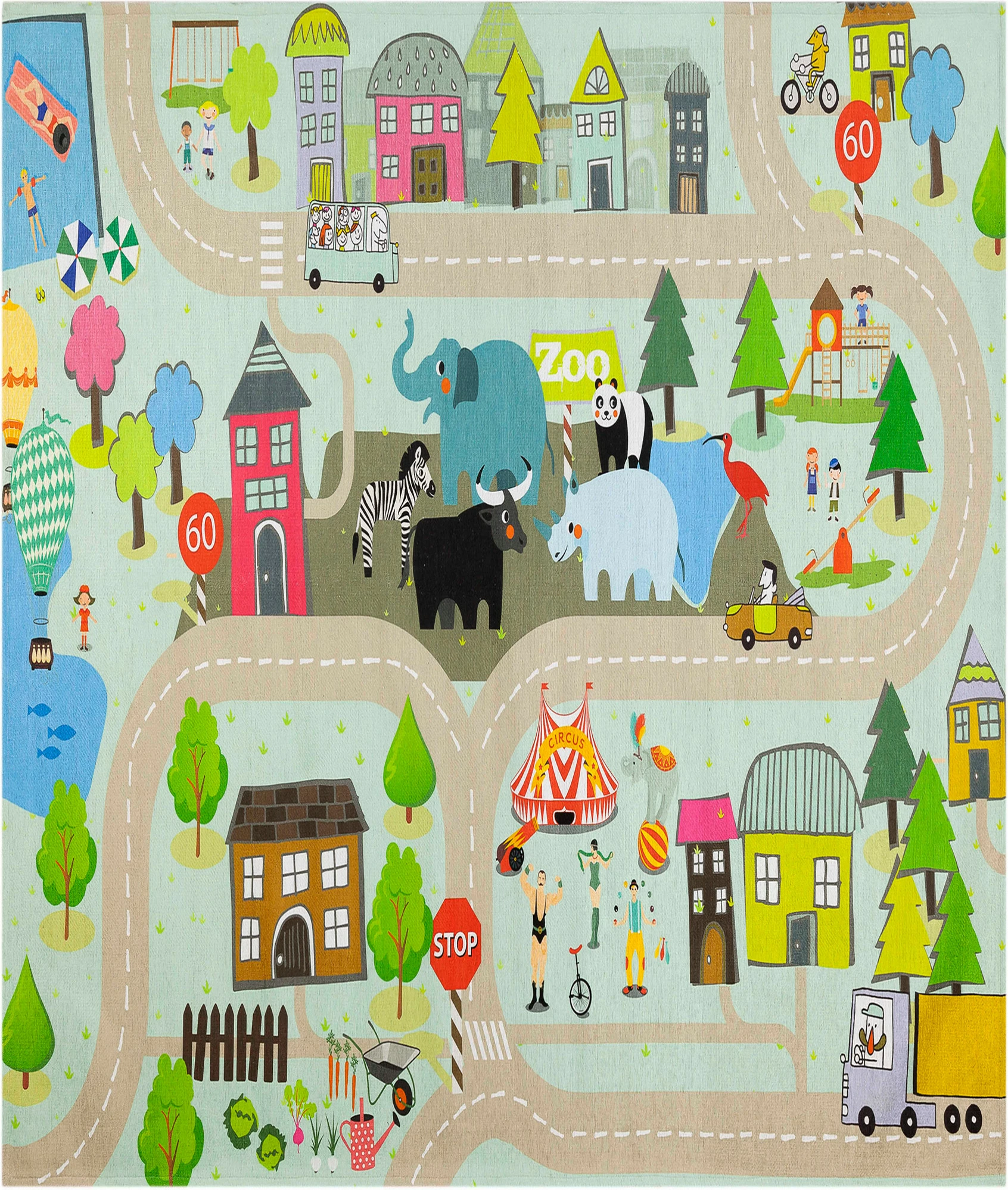 Qilim për fëmijë, shumëngjyrësh, Conceptum Hypnose, 80x120cm, 1003