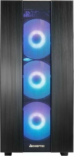Kasë Chieftec Hunter 2 GS-02B-OP Midi Tower ATX ARGB USB-C e zezë