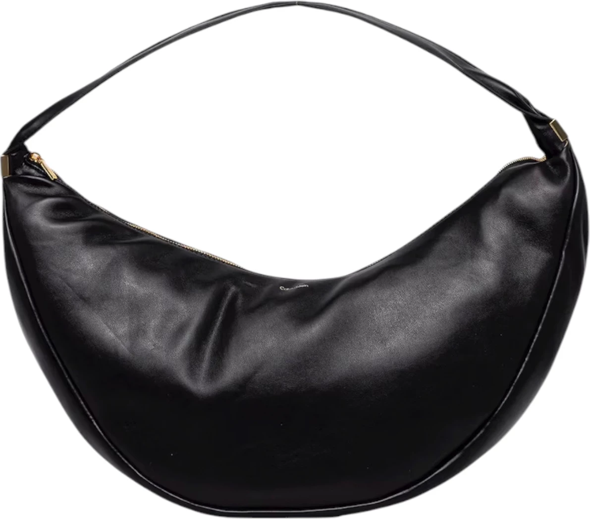Çantë krahu për femra Calvin Klein Pinched Soft Crescent LG LV04F3009G, e zezë