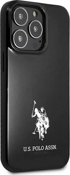 Mbështjellës U.S. Polo Assn USHCP13XUMHK për iPhone 13 Pro Max 6.7", hardcase TPU, Horses Logo, i zi