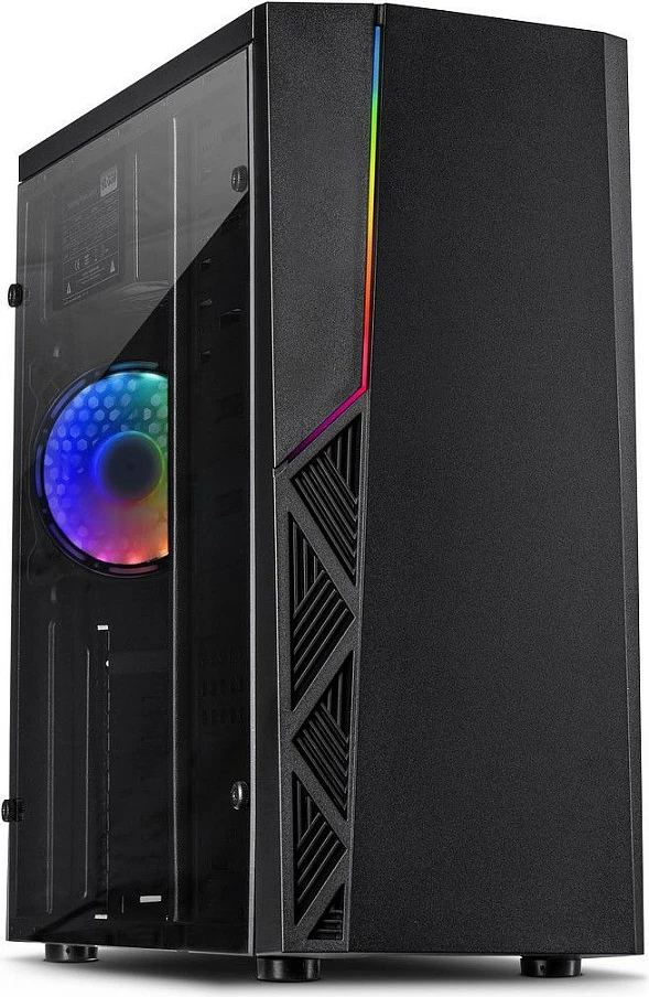 Kasë Inter-Tech B-02, Tower, ATX, pa furnizues, e zezë