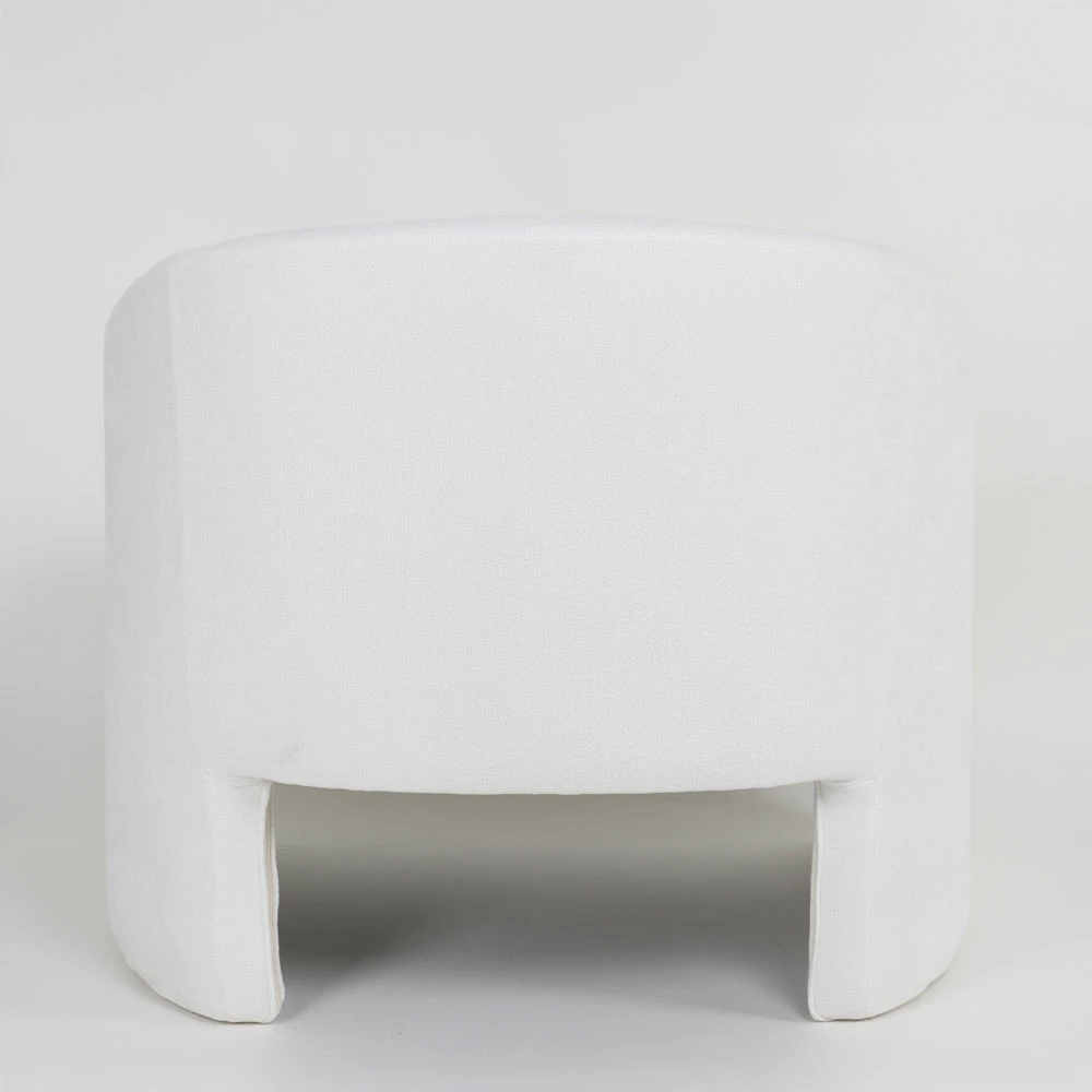 Karrige e ulët AVOA, e bardhë, 81x74x72cm