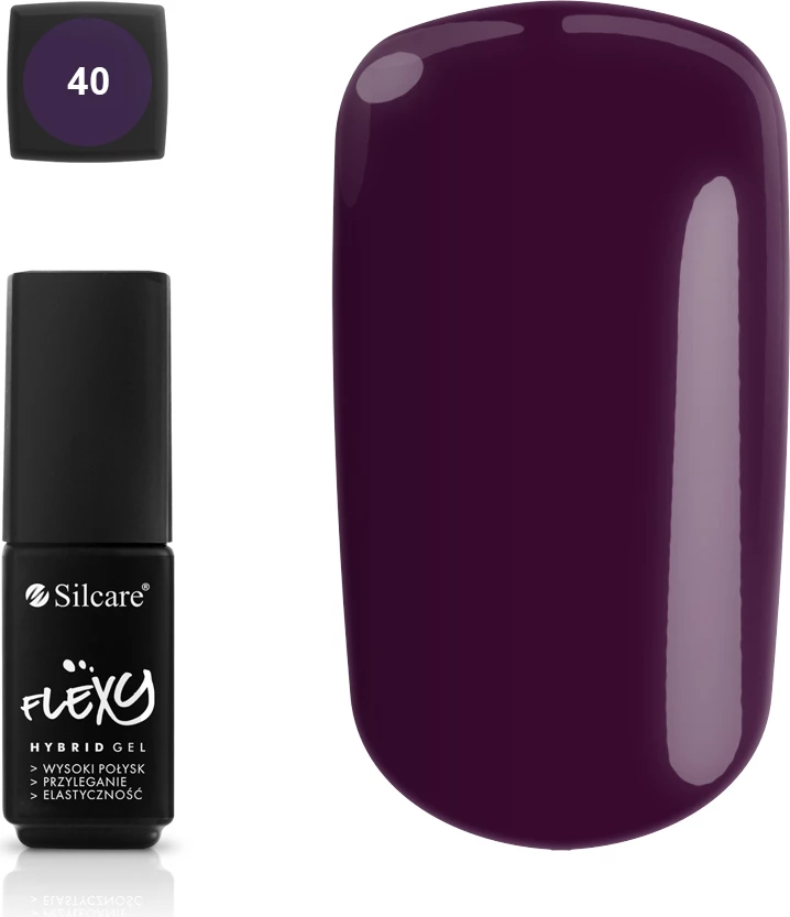 Llak për thonj Silcare Flexy Hybrid Gel 40, 4.5g