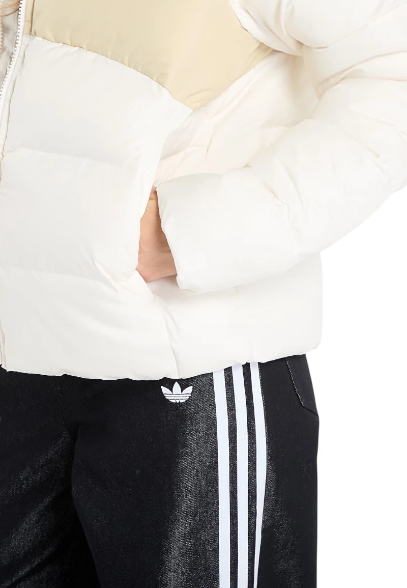 Jakne me pupla për femra The North Face NF0A89JDTIU1, krem [Madhësia: S]