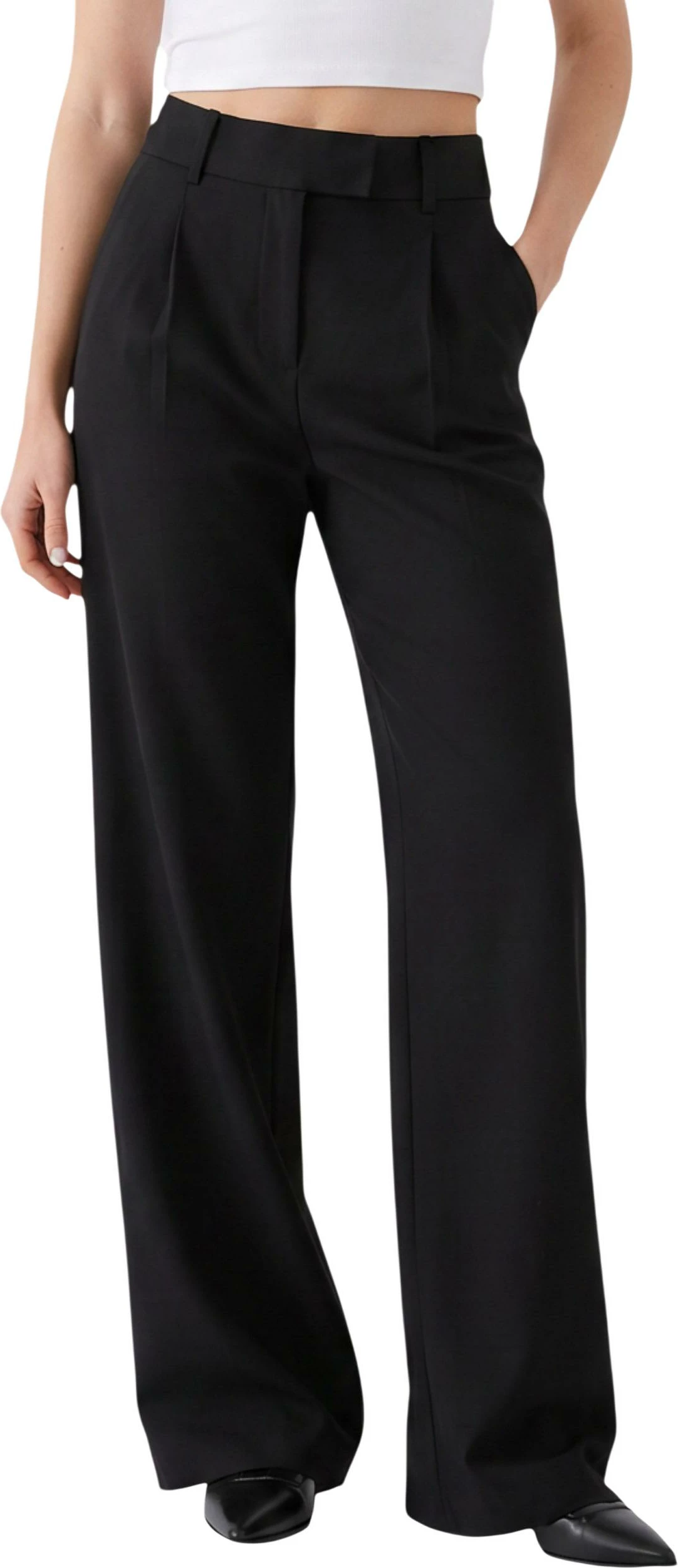 Pantallona për femra Only ONLLINDA-BERRY HW STR PANT CC, të zeza [Madhësia: W36 L32]