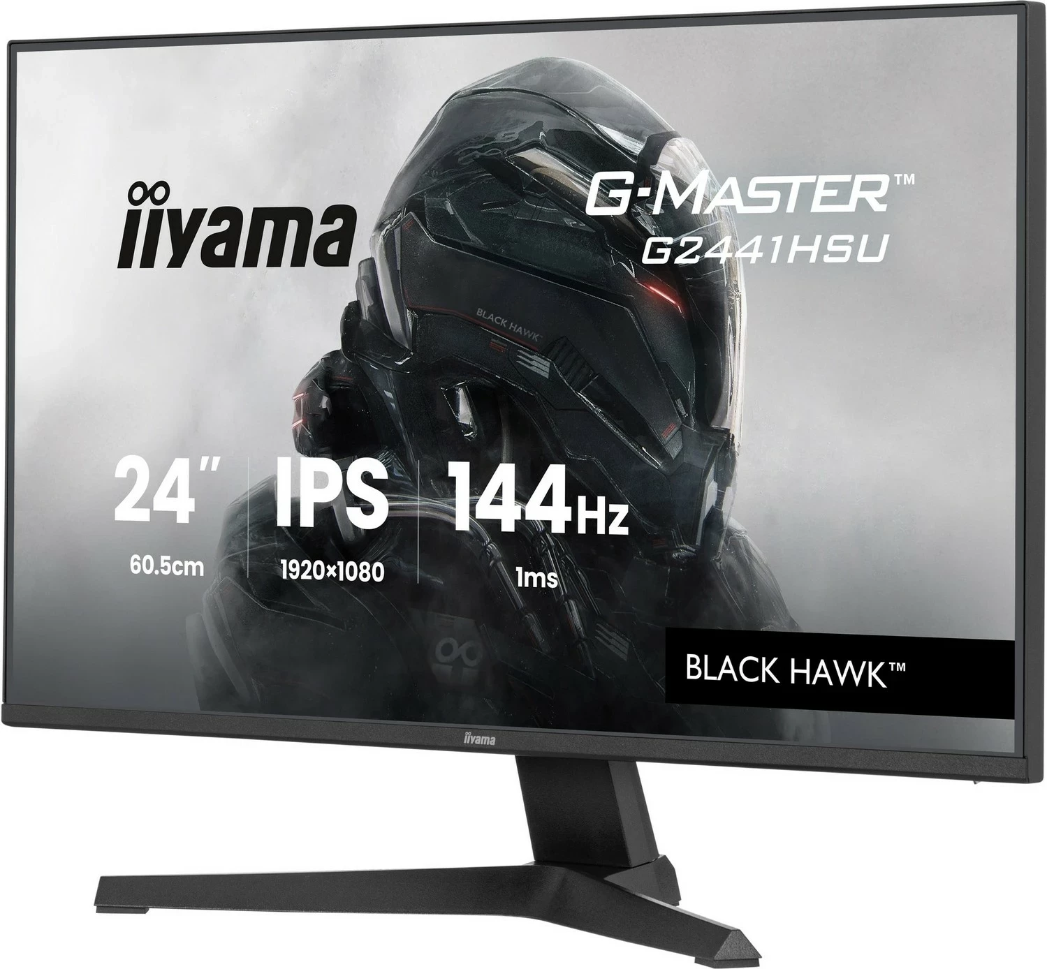 Monitor iiyama G-Master G2441HSU-B1, 23.8", 144Hz, Full HD, IPS, zi