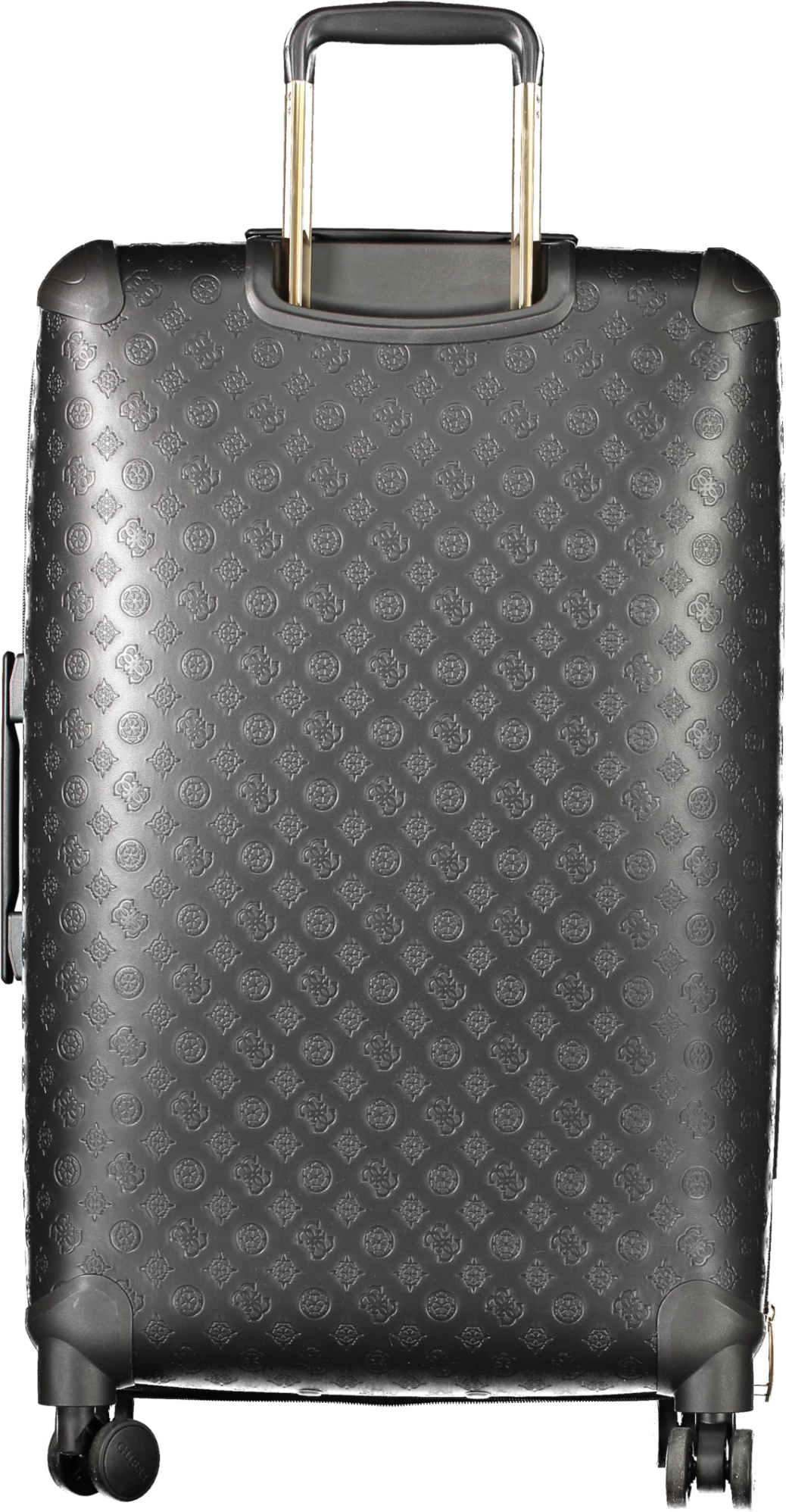 Trolley për femra GUESS JEANS Large Wilder Travel, e zezë