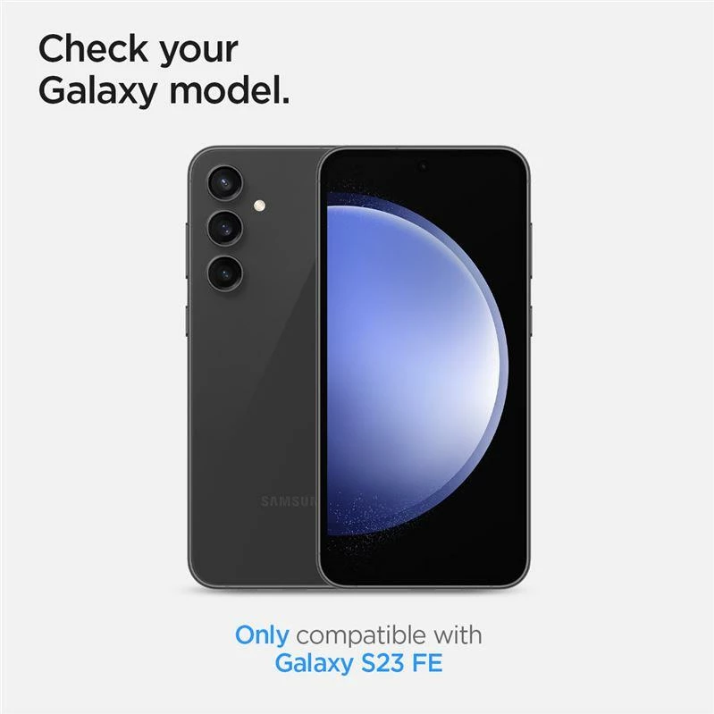 Mbrojtës xhami për kamerë Spigen Glas.tR EZ Fit Optik, për Samsung Galaxy S23 FE, 2 copë, Zi