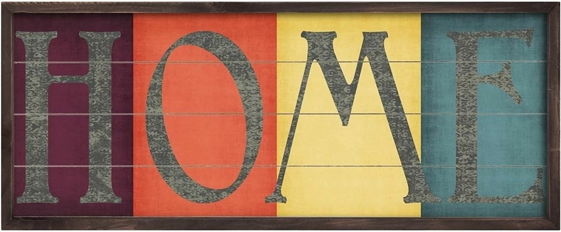 Pikturë dekorative me kornizë, MDF, Wallity, Artsmdfyty37-7033, shumëngjyrëshe, 33x70cm
