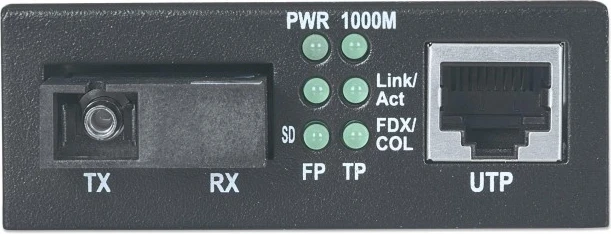 Konvertues Intellinet, Media Gigabit RJ45 në SC WDM