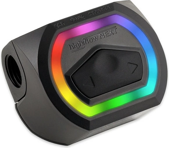 Sensor rrjedhjeje Aquacomputer high flow NEXT, OLED, 2x G1/4, RGBpx, i zi