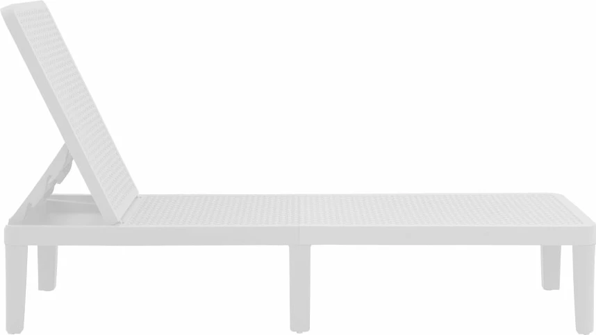 Shezlong Seagull, i bardhë, 191x55x29
