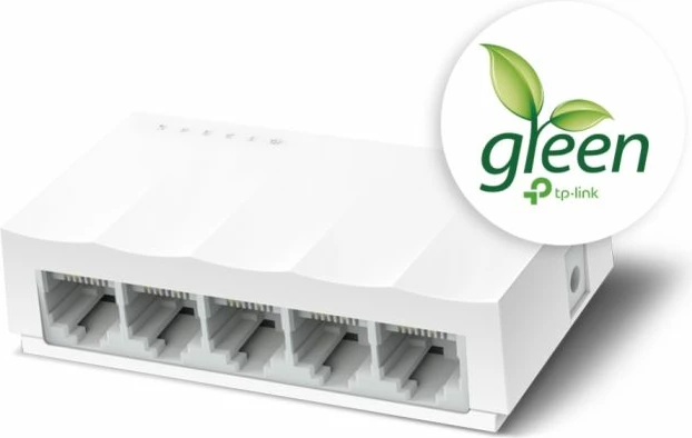 Switch TP-LINK LS1005, 5-port 10/100Mbps, i bardhë
