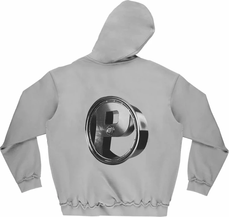 Duks me kapuç Prosto P Rim Zip Hoodie KL261MSWE2121, gri [Madhësia: XL]
