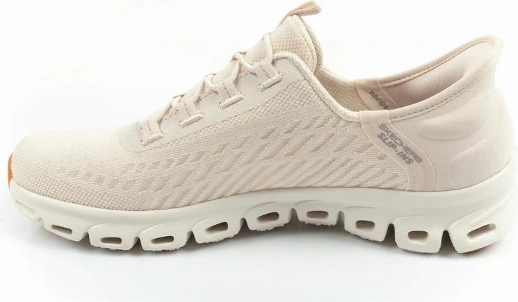 Atlete femra Skechers Glide-Step Slip-ins, ecru [Madhësia: 35]
