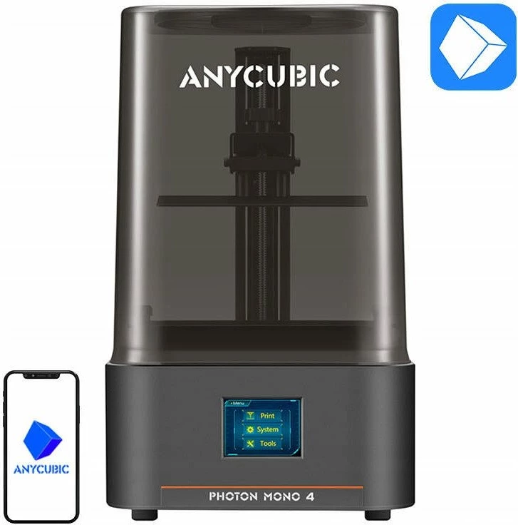 Printer 3D Anycubic Photon Mono 4, SLA, 10K, ekran LCD 7"