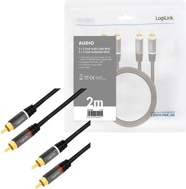 Kabllo Logilink RCA 2.0m, me këshilla të aritë
