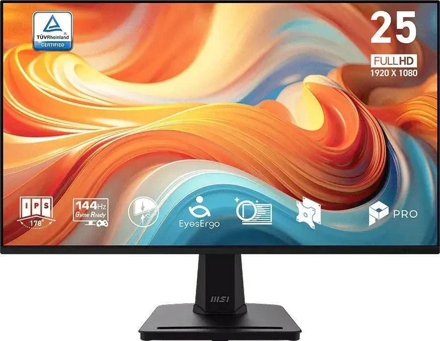 Monitor MSI PRO MP251 E14L, 24.5", Full HD IPS, 144Hz, i zi
