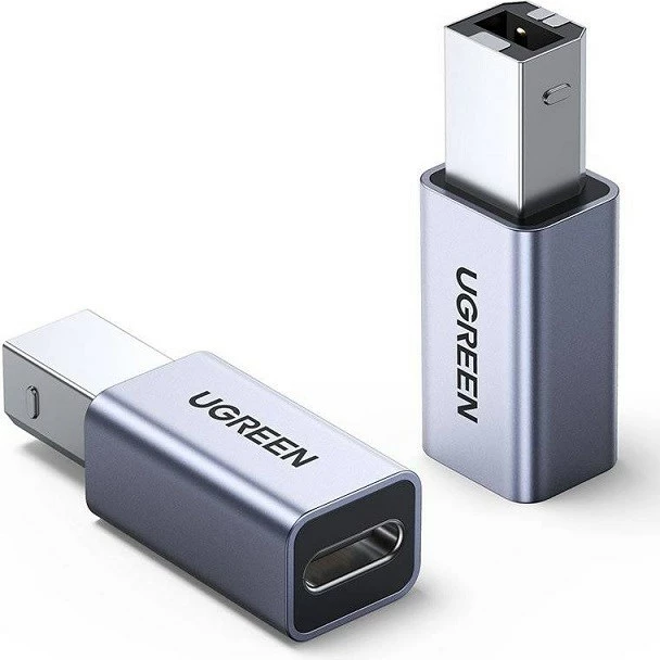 Adapter UGREEN USB Type-C në USB Type-B, 20120, Gri
