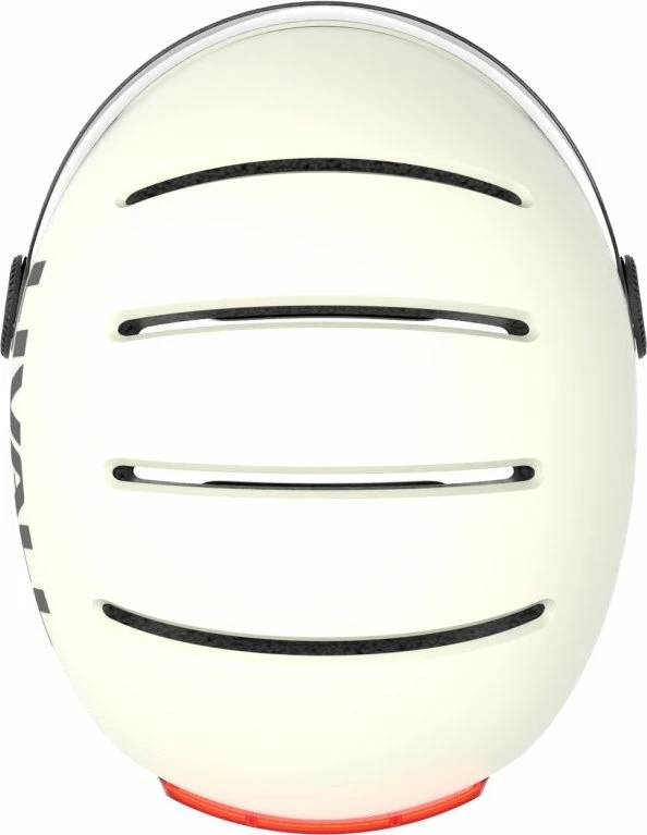 Helmet urban biciklete Livall L23, smart me sensor rënie SOS, LED, M 54-58 cm, i bardhë (L23-M-WHT)