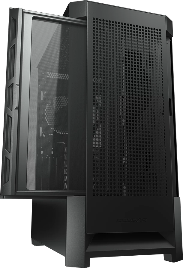 Kasë COUGAR AIRFACE Midi Tower, tempered glass, ATX/E-ATX, e zezë