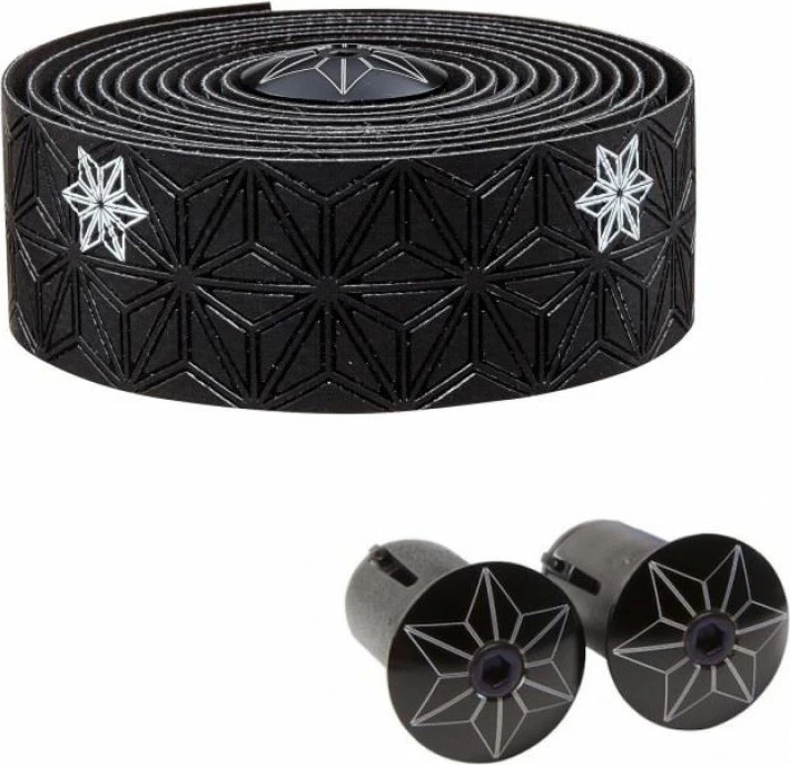 Mbështjellës timoni për biçikletë Supacaz, zi e bardhë