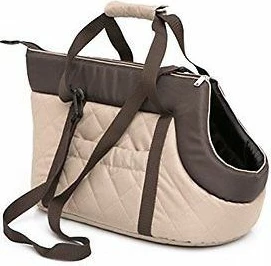 Çantë transporti Hobbydog R2 nubuck për qen/mace, beige/kafe