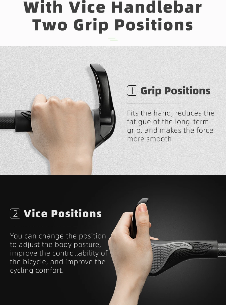 Doreza biçiklete Rockbros BT1007W me brirë, e bardhë