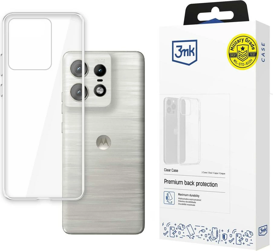 Mbështjellës 3mk Protection për Motorola Edge 50 Pro, transparent