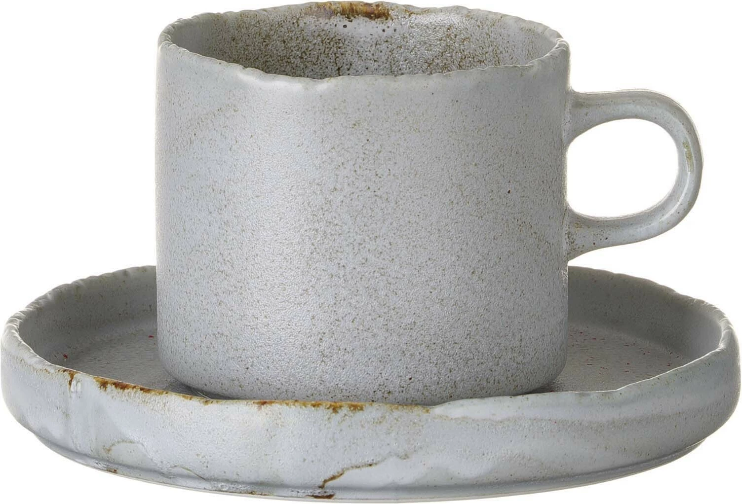 Filxhan kapuçino Fine Dine Stark 200 ml, gri, set 3 copë