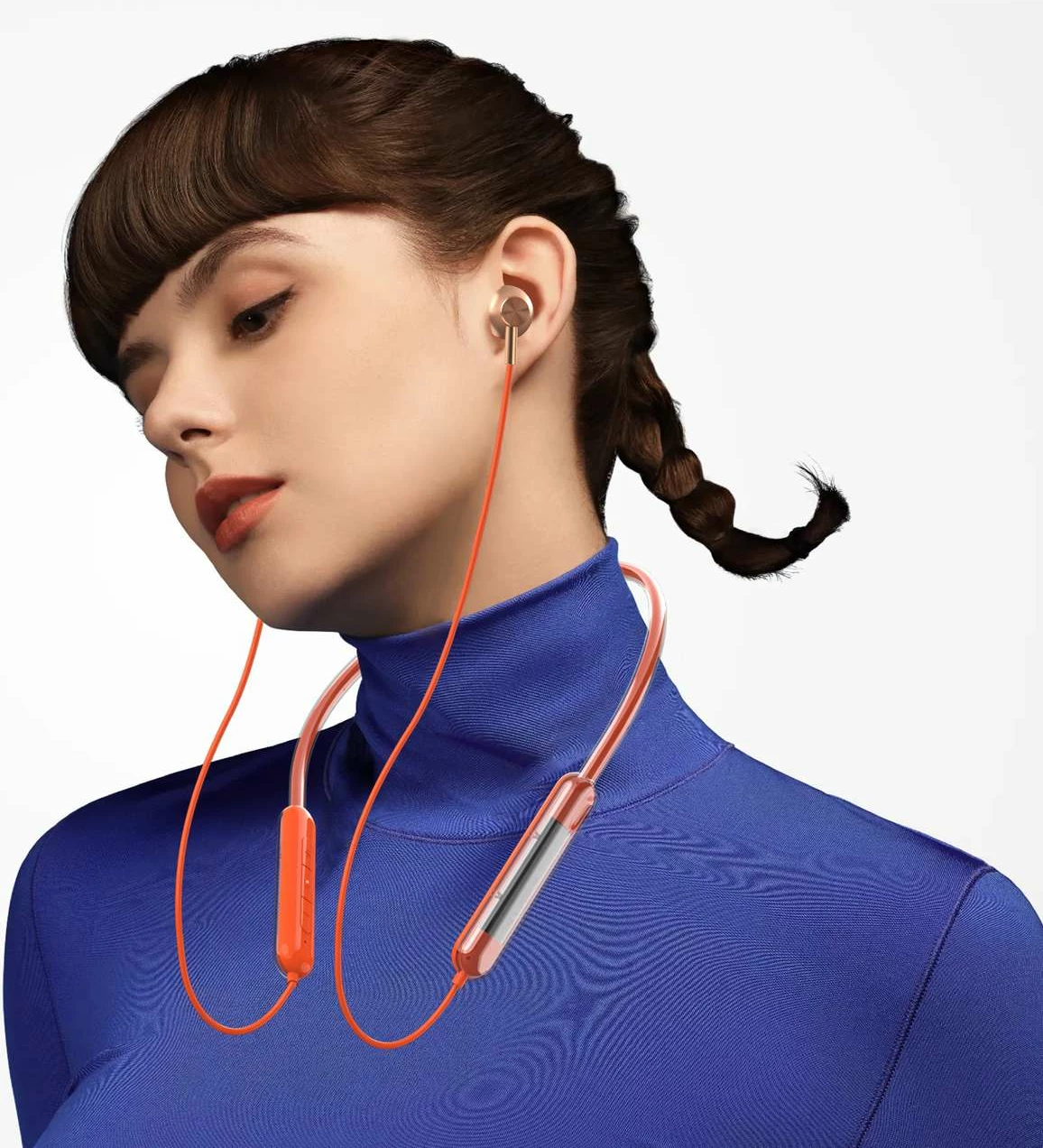 Kufje wireless Dudao U5Pro+, Bluetooth 5.3, ANC, portokalli