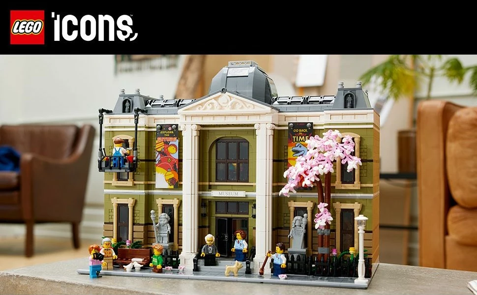 Set ndërtimi LEGO Natural History Museum, 4014 pjesë, për të rritur, plastikë, shumëngjyrësh