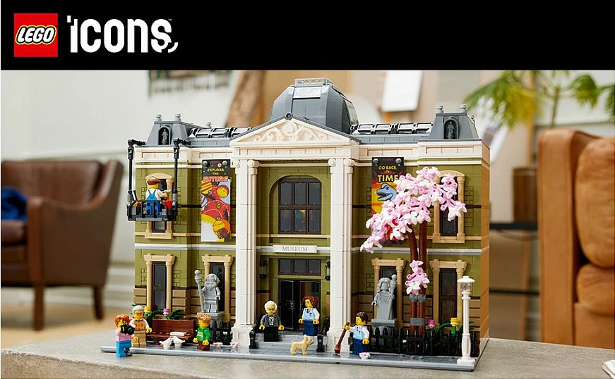 Set ndërtimi LEGO Natural History Museum, 4014 pjesë, për të rritur, plastikë, shumëngjyrësh