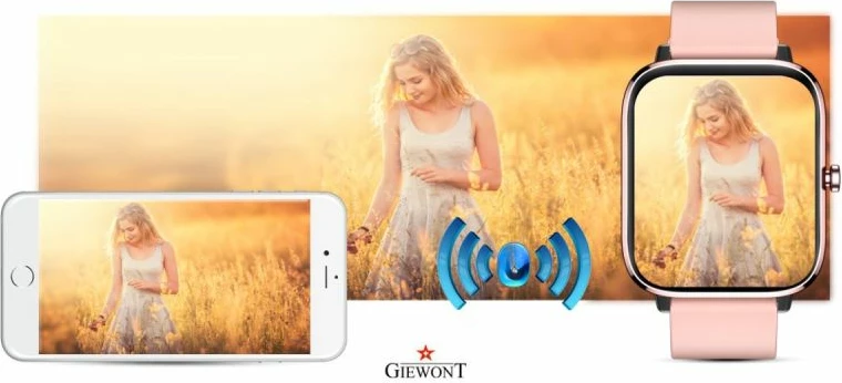 Smartwatch për femra Giewont, rozë