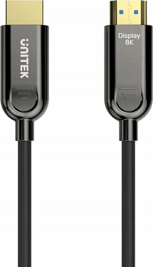 Kabllo HDMI Unitek C11085GY01-15M 15m HDMI 2.1 AOC 8K 60Hz 4K 120/144Hz 40Gbps Argjendtë