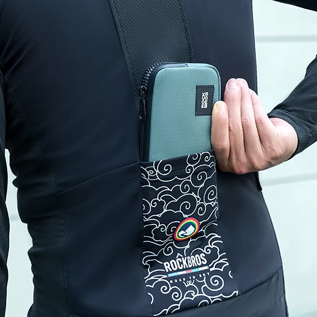 Çantë biçiklete Rockbros 30990043006 0.15 L, turkeze