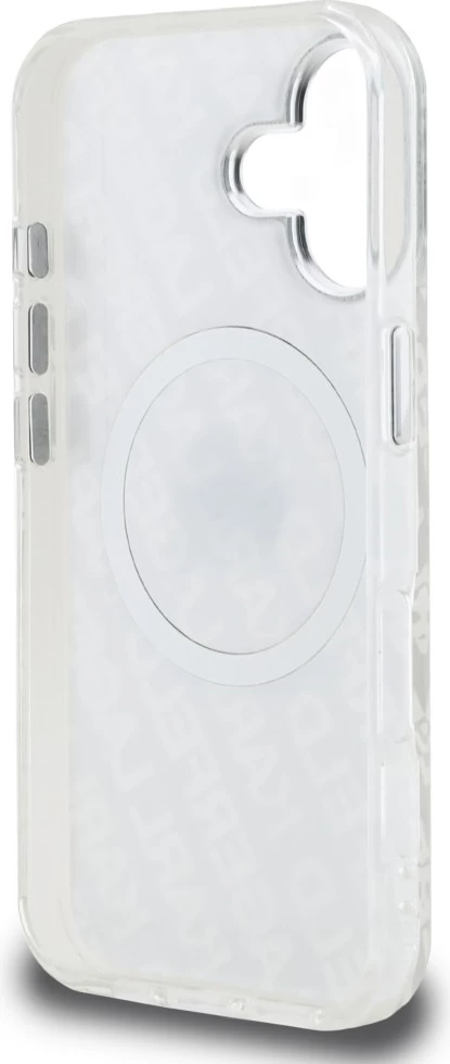 Mbështjellës Karl Lagerfeld IML Karl Head Logo MagSafe për iPhone 16, gri