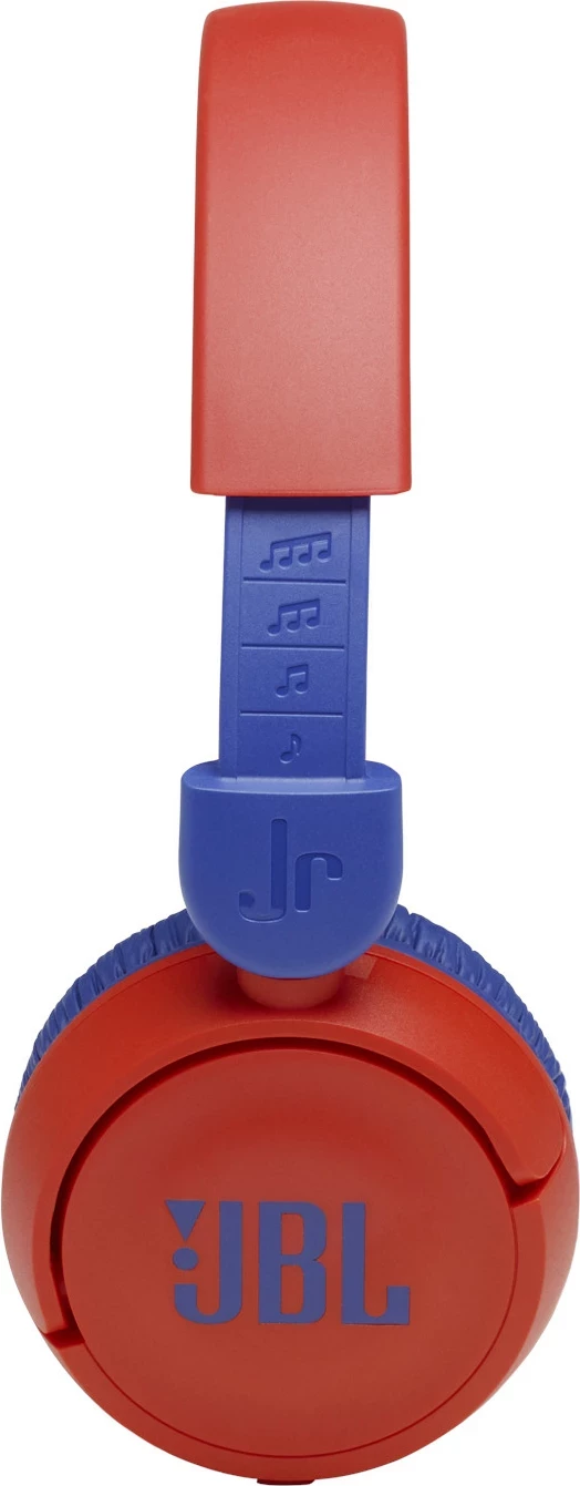 Kufje JBL JR310 BT Bluetooth, 30 orë bateri, limit 85 dB, për fëmijë, të kuqe, me sticker set