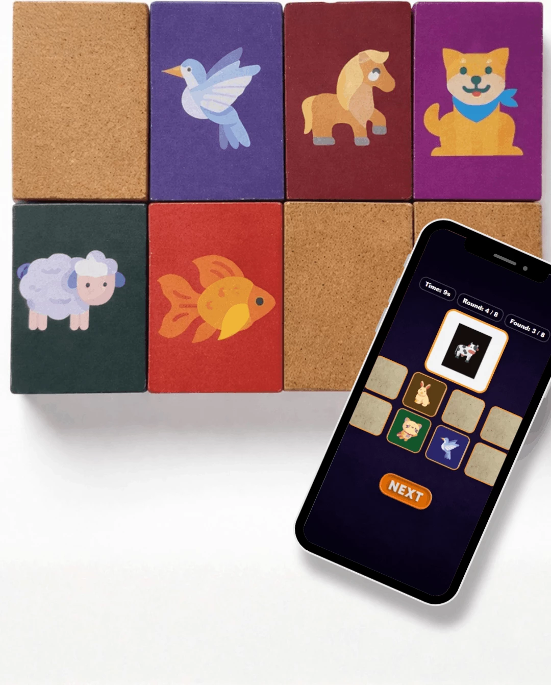 Lodër druri Memory blocks